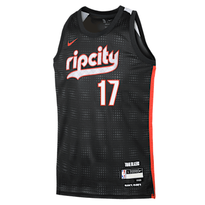 Jersey Nike Dri-FIT Swingman de la NBA para niños talla grande Shaedon Sharpe Portland Trail Blazers 2024/25 City Edition