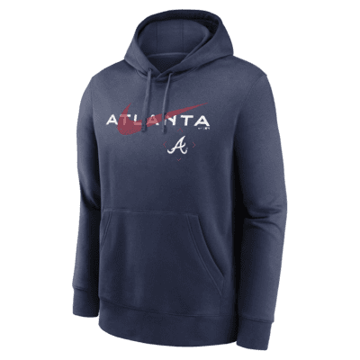 Atlanta Braves Nike MLB Hoodie - XL Red Cotton Blend