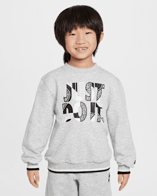 Детские  Nike Sportswear "Outside the Lines" Little Kids' French Terry Crew Top