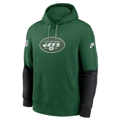 New York Jets Logo Team Issue Club Men's Nike NFL Pullover Hoodie