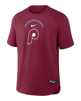 Мужские  Philadelphia Phillies Authentic Collection Batting Practice Pregame Nike Dri-FIT MLB Top
