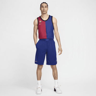 FC Barcelona 2024 (hjemmedrakt) Nike Dri-FIT basketshorts med replikadesign til herre