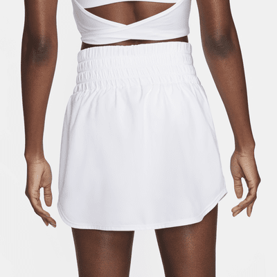 Skort Dri-FIT de tiro ultraalto para mujer Nike One