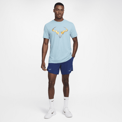 Rafa NikeCourt Dri-FIT Erkek Tenis Tişörtü