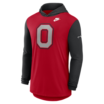 Ohio State Campus Legacy Men's Nike Dri-FIT College Long-Sleeve Hooded T-Shirt