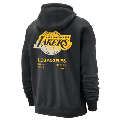 Sweat à capuche Nike NBA Los Angeles Lakers Courtside Club pour homme