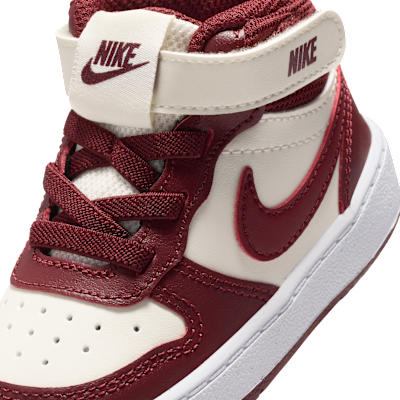 Chaussure Nike Court Borough Mid 2 pour bébé et tout-petit