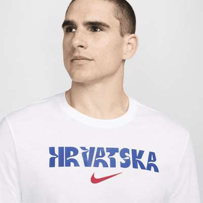 T-shirt Nike Football Croatie Crest pour homme