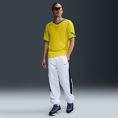 Brazil 2004 Total 90 Reissue Men's Nike Soccer Replica Jersey