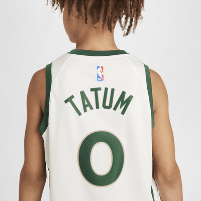 Jayson Tatum Boston Celtics 2023/24 City Edition Older Kids' Nike Dri-FIT NBA Swingman Jersey