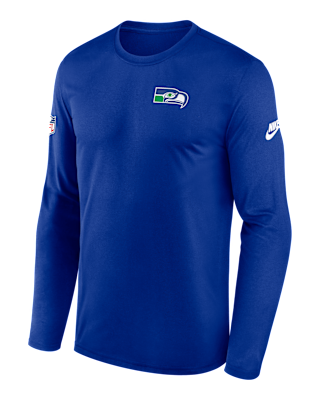 Мужская футболка Seattle Seahawks Alt Legend Small Logo Nike Dri-FIT NFL Long-Sleeve