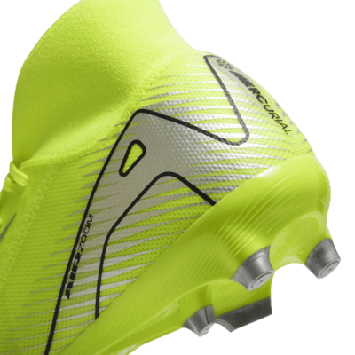 Tacos de fútbol MG de corte high Nike Mercurial Superfly 10 Academy