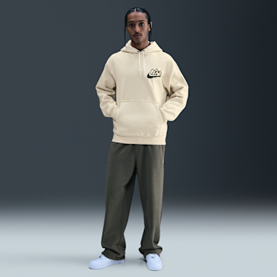Felpa in fleece con cappuccio Nike Solo Swoosh – Uomo