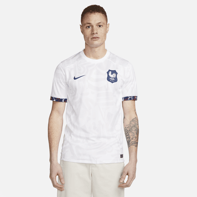 Jersey de fútbol Nike Dri-FIT de Francia visitante 2023 Stadium para hombre