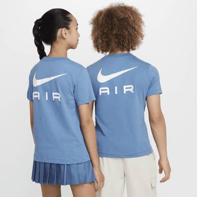 Playera para niños talla grande Nike Air