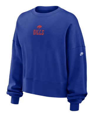 Женские  Buffalo Bills Rewind Nike NFL Pullover Crew