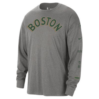 Boston Celtics 2023/24 City Edition Men's Nike NBA Max90 Long-Sleeve T ...