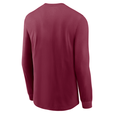 Playera de manga larga universitaria Nike Dri-FIT para hombre Florida State Sideline