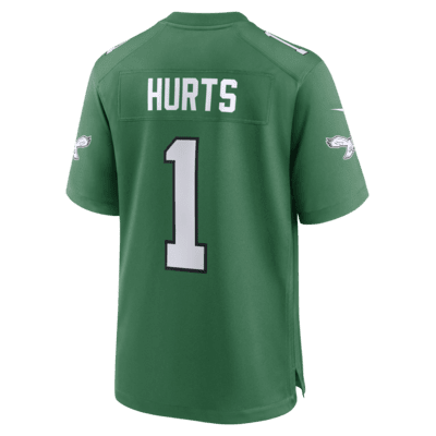 Jersey de fútbol americano Nike de la NFL Game para hombre Jalen Hurts Philadelphia Eagles