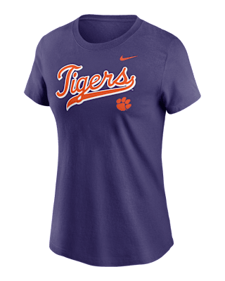 Женская футболка Clemson Athletic Prep Arch Local Script Nike College