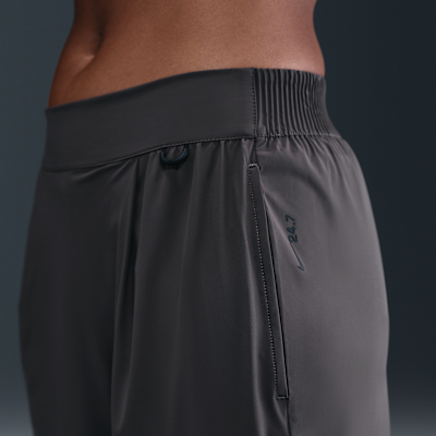Pants Dri-FIT de tiro alto de pierna holgada y amplia para mujer Nike 24.7 PerfectStretch