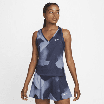 Dislocación ala sangre NikeCourt Dri-FIT Victory Camiseta de tirantes de tenis con estampado -  Mujer. Nike ES
