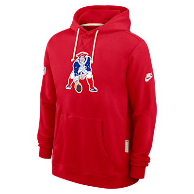 New England Patriots Alt Offensive Set Play Sideline Men's Nike Dri-FIT NFL Pullover Hoodie