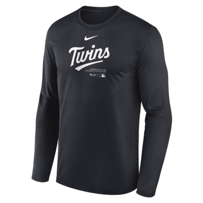 Minnesota Twins Authentic Collection Practice Men's Nike Dri-FIT MLB Long-Sleeve T-Shirt