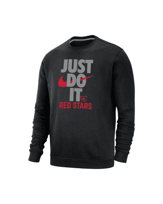 Мужской свитшот Chicago Red Stars Club Fleece Nike Soccer Crew-Neck