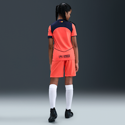 Koszulka piłkarska dla dużych dzieci Nike Dri-FIT Total 90 FC Barcelona 2025/26 Stadium (wersja trzecia) – replika