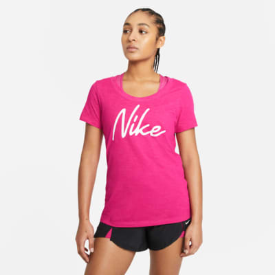 nike dri fit white t shirt women's
