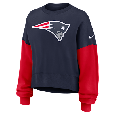 New England Patriots Women's Nike NFL Pullover Crew