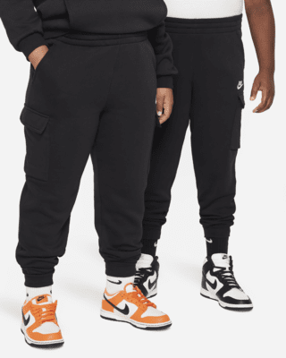 Подростковые  Nike Sportswear Club Fleece Big Kids' Cargo Pants (Extended Size)