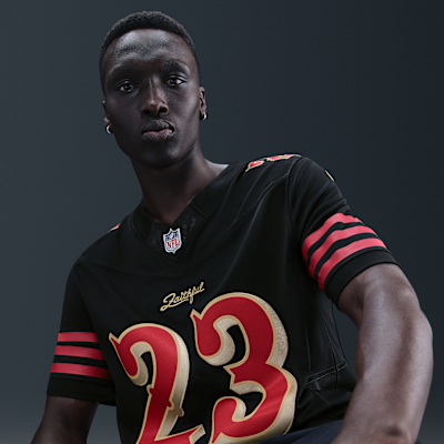 Jersey Nike Dri-FIT de la NFL Limited para hombre Christian McCaffrey San Francisco 49ers Rivalries Collection