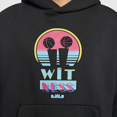 LeBron Standard Issue 'Miami Twice' Men's Therma-FIT Basketball Pullover Hoodie
