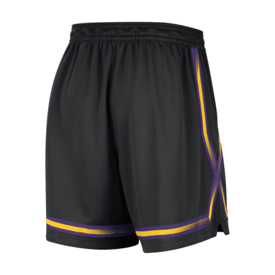 Nike Dri-FIT NBA-shorts Los Angeles Lakers Fly Crossover för kvinnor