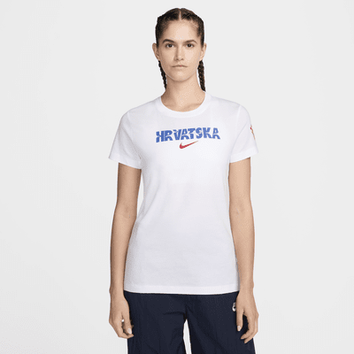 Γυναικείο ποδοσφαιρικό T-Shirt Nike Κροατία Crest