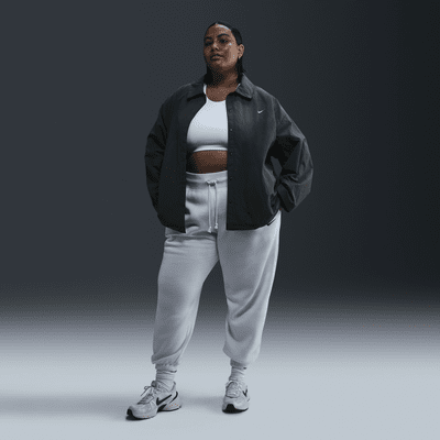 Nike Sportswear Essential Women's Oversized UV Woven Coaches' Jacket (Plus Size)