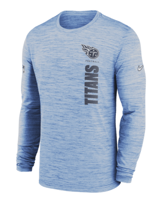 Мужская футболка Tennessee Titans Sideline Velocity Nike Dri-FIT NFL Long-Sleeve