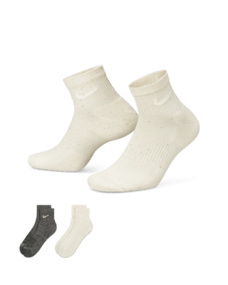 Unisex носки Nike Everyday Plus Cushioned Training Ankle Socks (2 Pairs) для тренировок