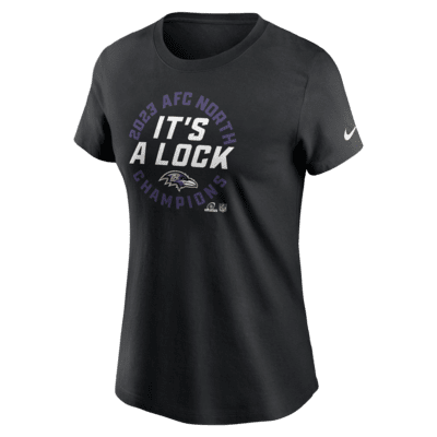 Playera Nike de la NFL para mujer Baltimore Ravens 2023 AFC North ...