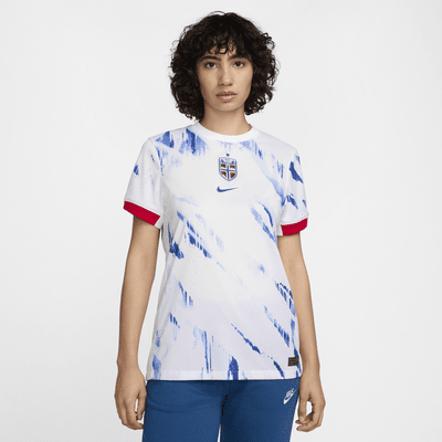 Maillot de foot replica Nike Dri-FIT Norvège (Équipe féminine) 2024/25 Stadium Extérieur pour femme