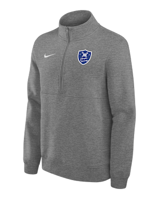 Мужские  Nike College Club Fleece (Hampton University) 1/4 Zip Top
