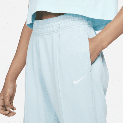 Pants de tejido Fleece desgastados para mujer Nike Sportswear Essential Collection