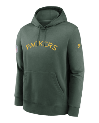 Green Bay Packers Nike Sideline Hoodie - Fir - Youth