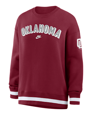 Женские  Oklahoma Legacy Phoenix Nike College Oversized Pullover Crew