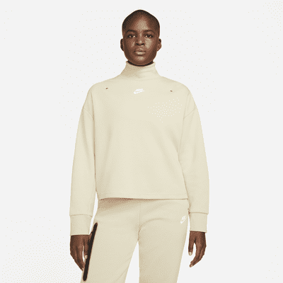 nike women's funnel neck fleece