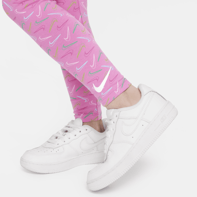 Leggings para niños de preescolar Nike Swoosh