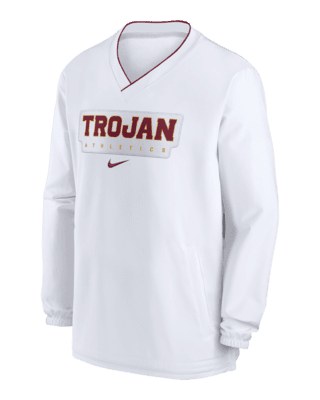 Мужские  USC Trojans Sideline Nike College Long-Sleeve Windshirt