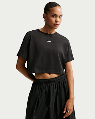 Женская футболка Nike Sportswear Loose Short-Sleeve Cropped